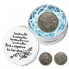 1966 Silver Sixpence Coin in Keepsake Tin – Good Luck