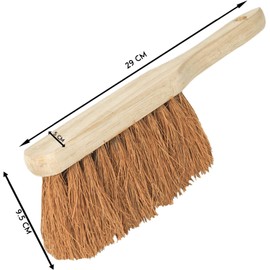 Soft hand Brush for Cleaning Soft bristle Brush Wooden Scrubbing Hand Brush Heavy Duty Indoor Outdoor Handheld Wooden Handle brush for Cleaning (PACK OF 2)