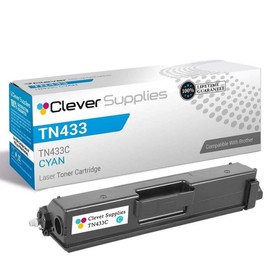 CS Compatible Toner Cartridge Replacement for Brother TN433 TN431 TN-433 TN-431 TN433C/TN431C Cyan for HL-L8260CDW HL-L8360CDW HL-L8360CDWT HL-L9310CDW HL-L9310CDWT HL-L9310CDWTT