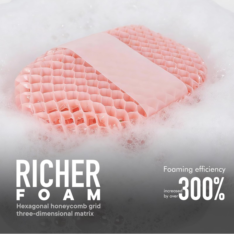 Sport Exfoliating Body Scrubber, Bath Shower Honeycomb Mitt for Women