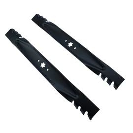 2 Pack 942-04290-X 46'' Toothed Mulching Blade for MTD Cub Cadet XT1-46 XT2 LT46 LTX1045 LTX1046 - Fits 46'' Deck Mower-Replaces 942-04290 942-04290-X 742-04244 942-04244 742-04290