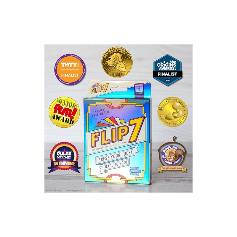 USAOPOLY Flip 7 Peg (English Version)