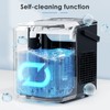 Xbeauty Ice Makers Countertop,Protable Ice Maker Machine with Self-Cleaning, 26Lbs/24H,9