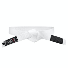 Hayabusa 2.0 Adult BJJ Belt - Premium Quality, IBJJF Compliant, Reinforced Double Stitching - White, A4