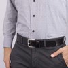 Docker's Men's Essential Casual Leather Belt, Black