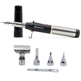 Berkling BSG-668 Pro Grade Butane Soldering Iron with 5 Tips Set Bundle