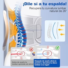 Fajas para Hombres y Mujeres, Innovador Diseño de Soporte 2+2+1, Faja para Gym de Soporte Lumbar Ajustable, Puede Aliviar el Dolor de Espalda y Proteger la Espalda Baja, Negro, XXL