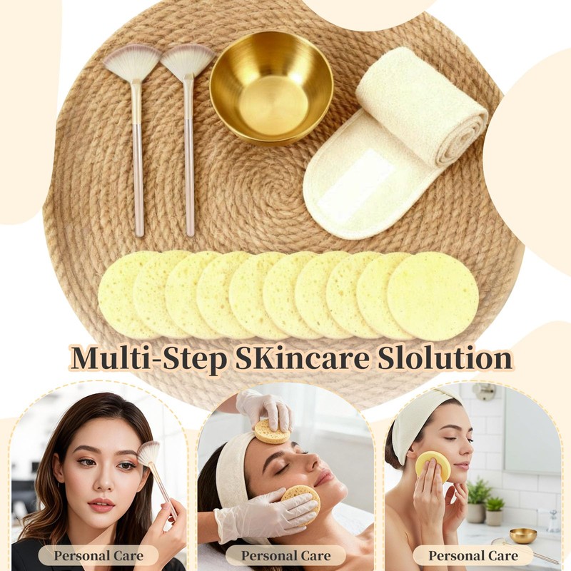 Face Mask Brush, Face Mask Applicator & Mixing Bowl Set