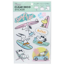 Snoopy [Decoration Sticker] Clear Decal Sticker Peanuts
