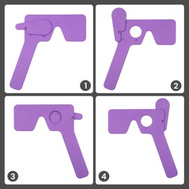 Ocludador oftálmico ocular con 14 agujeros para oftalmólogos, ortopedistas y optometristas para examen ocular