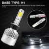 SHENKENUO H1 6000K White COB LED Headlight Bulbs Conversion Kit