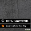 Huuraa Handtuch Judo Silhouette Geschenk 50x100cm Graphite Baumwolle Judo Präsent