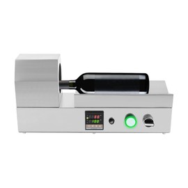 PVC Capsule Heat Shrinker, 1000W 110V Thermostatic Wine Bottle Cap Wrap Heat Shrinking Machine, Bottle Sleeve Shrink Sealing Machine with Digital Display, for 70mm/2.75" PVC Capsules