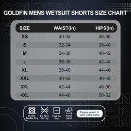GoldFin Wetsuit Shorts Men, Mens 2mm Wet Suits Neoprene Short for Water Sports Diving Surfing Swimming Snorkeling