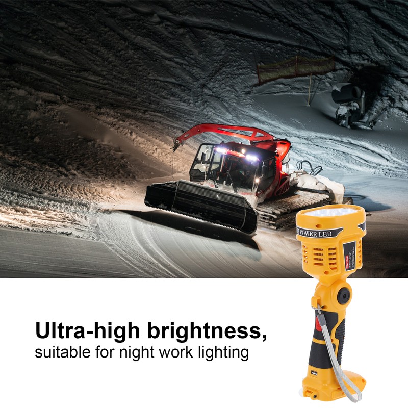 LED Work Light 1120LM 12W Outdoor Lamp Flashlight with Brightness