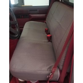 Durafit Seat Covers Made to fit 1988-1991 Chevy Silverado and GMC Sierra Solid Bench Seat. Will Not Fit 454 SS Model. Made in Dark Gray Twill