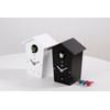 KOOKOO BirdHouse mini white, tiny modern cuckoo clock w. 12