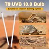 LUCKY HERP T8 15W UVB 10.0 Reptile Light, 18inch UVA