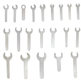 Albedel 1.5-2mm Thin Brake Wrench Adjusting Offset Bolts Wrench Set Bicycle Tool Kit Spanner Cone Wrench Bike Cycling 4-24mm 21 Sizes