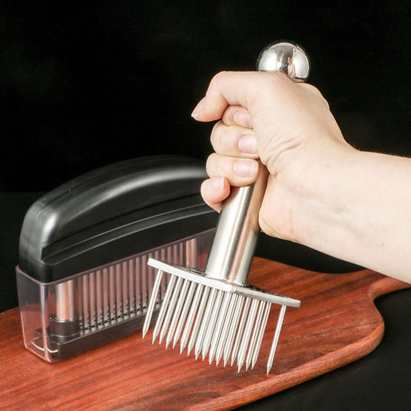 Luxshiny Meat Tenderizer Hammer with Needles Kitchen Tool for Tenderizing