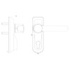 ZEROplus Briton 1413, Outside Access Device, Knob or Lever Handle,