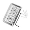 Fixed Hardtail Guitar Bridge U Shape Saddle Bridge Replacement Metal