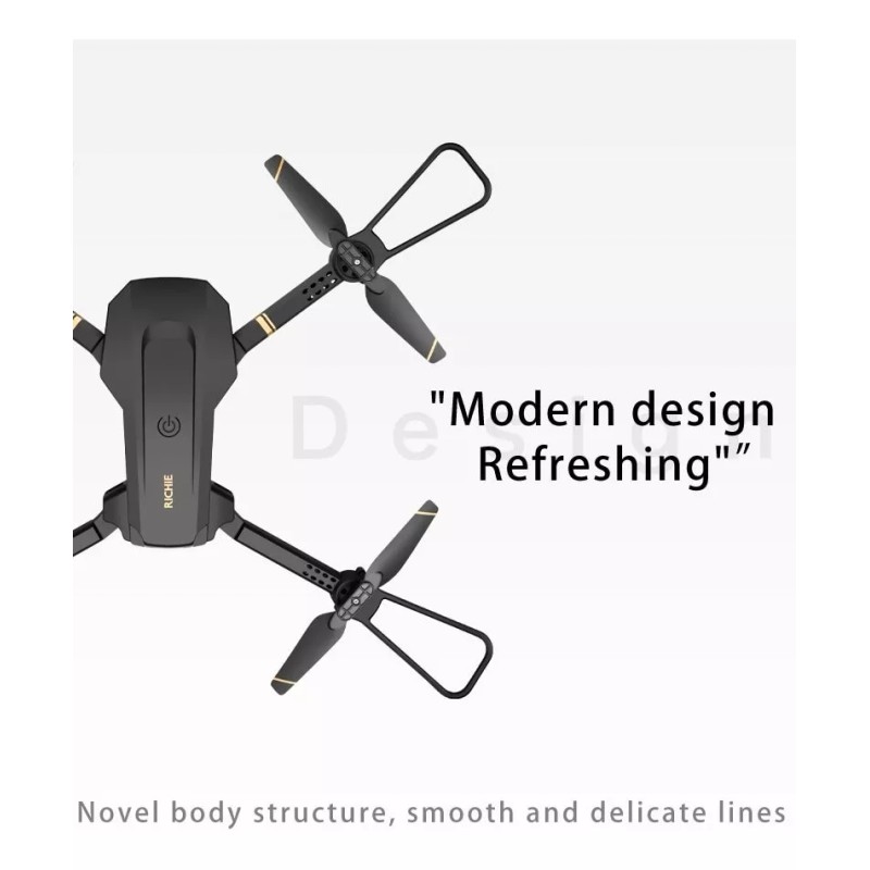 RICHIE Drone V4 Richie Plegable 1080p Hd Sensor De Gravedad