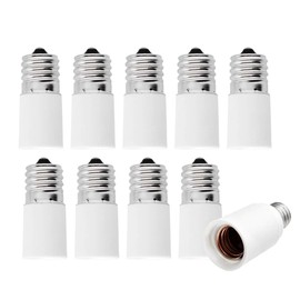 Nuolun E11 Base Converter Adapter E11 to E11 Extension Adapter for Easy Change of Bulb Socket Base (10 Pack)