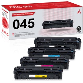 045 Toner Cartridges 4-Pack High Yield Replacement for Canon 045 MF634cdw
