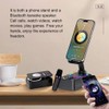 CLSSLVVBN Adjustable Phone Stand with Bluetooth Speaker Hands-Free Entertainment Serves