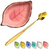 Coffee Spoon and Rest for Coffee Bar Accessories, Leaf Small
