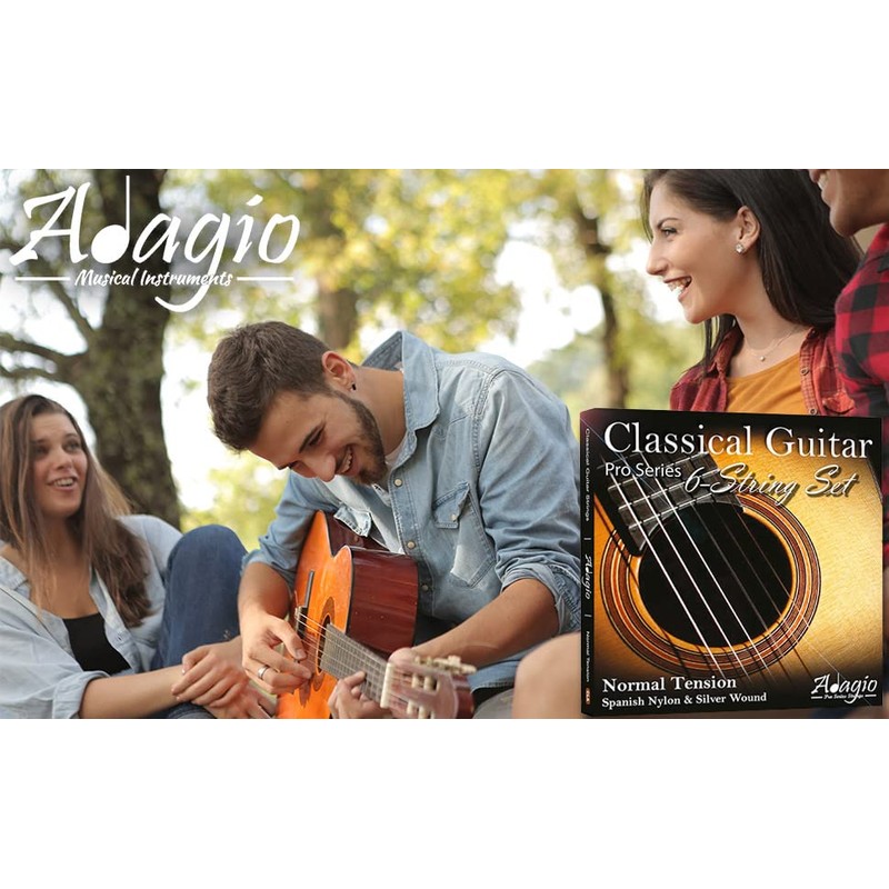 2 SETS! Adagio Pro Classical Acoustic Nylon Guitar Strings -