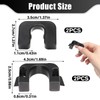 2 Set Rear Parcel Shelf Clips, Fastening Bracket Clip Luggage