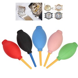 Ventilador de aire comprimido de 5 piezas, limpiador de polvo de goma de succión Bomba de soplador de aire para cámaras digitales Teléfonos Teclado Herramientas de limpieza de polvo Plumero