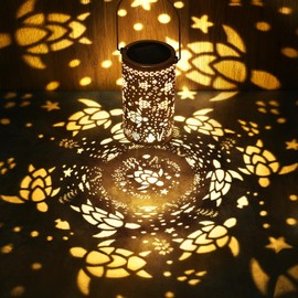 Fabuday Sea Turtle Outdoor Solar Lantern Waterproof - Hanging Solar Power Lights Led for Outside, Garden Decor for Patio, Porch, Balcony, Yard and Deck, Gardening Decorations Gifts for Women Mom