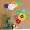 Mverse 15-pc Larger Paper Flowers Decorations for Wall, Sunflower Bulletin