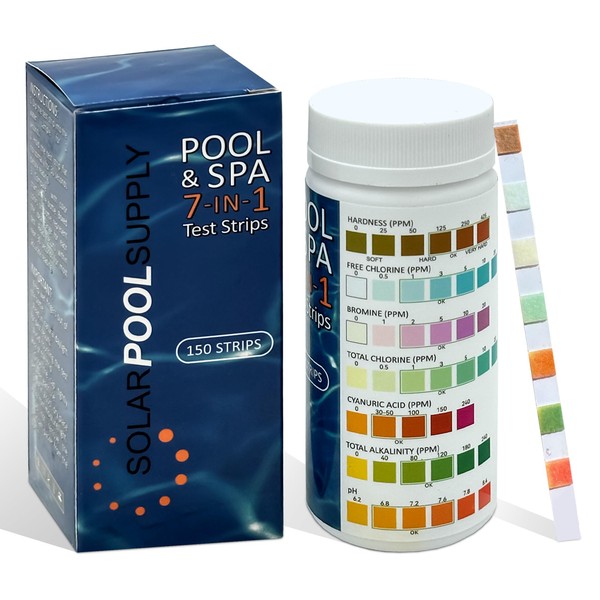 Pool Test Strips - Professional Grade 7 in 1 Chemical