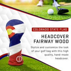 Pins & Aces Colorado Fairway Wood Head Cover