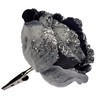 BWG Clip On Midnight/Navy Blue Rose Flower Christmas Tree Decorations