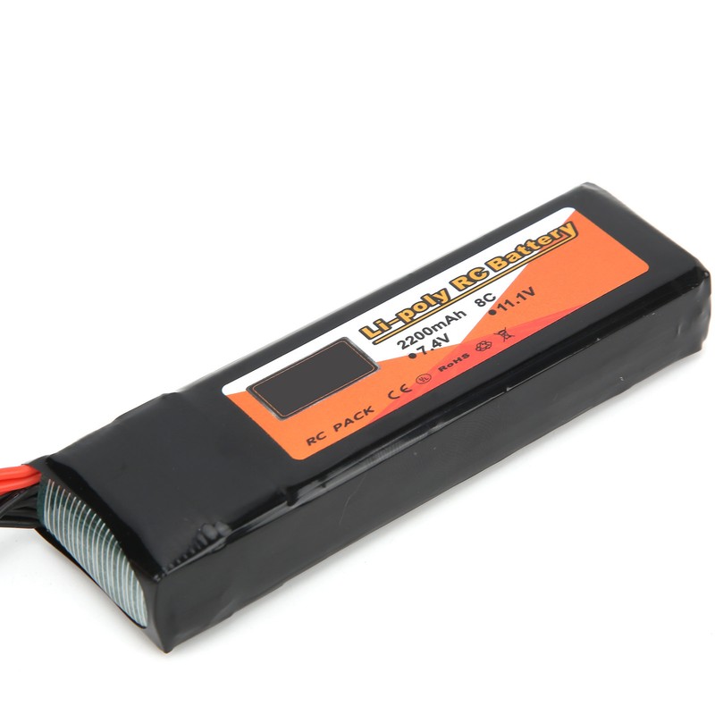 3S Lipo Battery 11.1V 2200mAh 8C Multiplug Large Capacity Battery