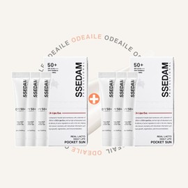 Sedam Cedam Sun Cream Real Lacto Daily Life Pocket Sun 20gx3 Pocket Sun Cream 20g 3pcs / 쎄담 선크림 리얼락토 데일리 라이프 포켓썬 20gx3 포켓선크림20g 3개입