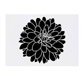 'Dahlia Flower' Temporary Tattoo - Water Resistant, Skin-Safe, Non-Toxic Transfer (TO00029160)