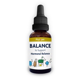 PhytoPet Balance | 100ml | Natural Herbal Supplement for Hormonal Balance | Suitable for Dogs, Cats, Birds, Horses | 100ml
