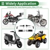 X AUTOHAUX 7/8" 22mm 15/16" 24mm Motorcycle Hand Grips Cover