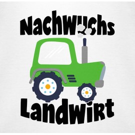 Shirtracer - Baby Bodysuit Long Sleeve Girl Boy - Sayings - Young Farmer, 1 White