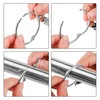 KaiYi Curtain Ring Clips, Curtain Clip Hooks, Opening Design, Inner