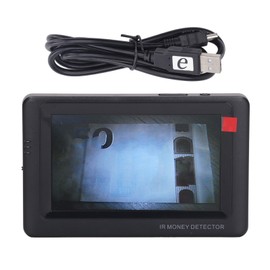 Money Detector Machine Small Handheld Counterfeit Bill Currency Euro Dollar Russian Ruble Banknote Identification Device