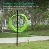 TomCare Garden Hose Holder Detachable Metal Water Hose Holder Hose