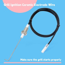 GLOXTED 4Pcs 720-0697 Igniter Electrode Replacement for Grillmaster Ignitor for Nexgrill 720-0670C 720-0670A for Kenmore 122.16641900 Grill Parts Ignition Ceramic Electrode Wire Accessories