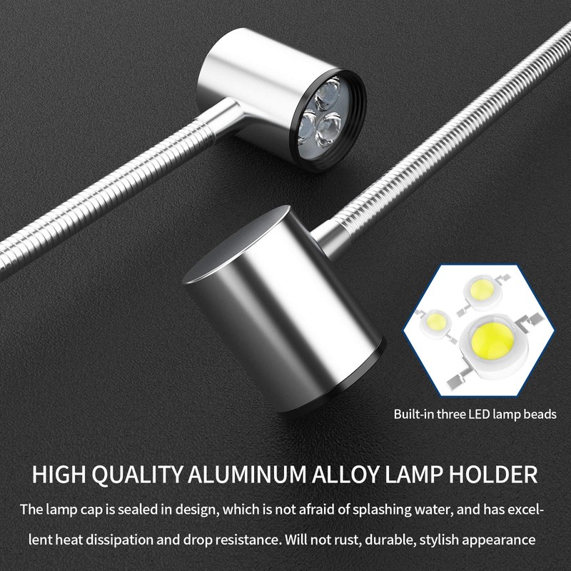 Led C Clamp Work Light IP65 Water Proof Flexible Gooseneck